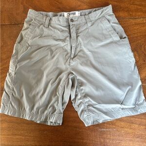 Mountain Khakis Men's Lightweight Gray/Stone Shorts Swim Shorts 34x9
